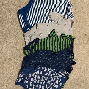 Lot of well used gap bodysuit / onesie.